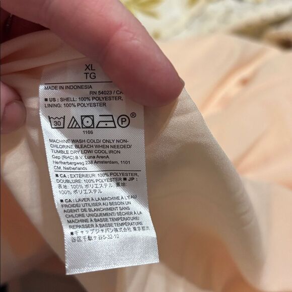 Banana republic women’s xl assymetrical hem maxi dress patchwork mixed media - Picture 8 of 8